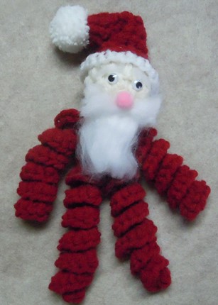 Christmas crochet pattern - Santa Claus ornament